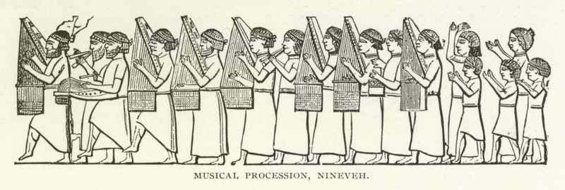 Procession musicale, Ninive - American School