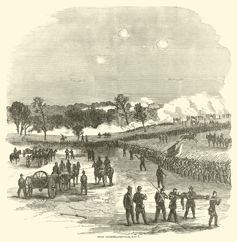 Près de Chancellorsville, 1er mai, mai 1863 - American School
