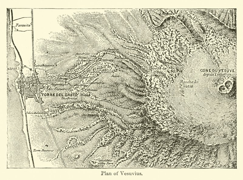 Plan du Vésuve - American School