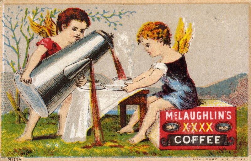 Putti versant du café - American School