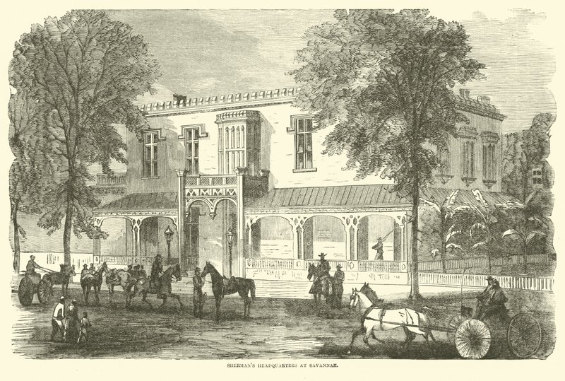 Quartier général de Sherman à Savannah, décembre 1864 - American School