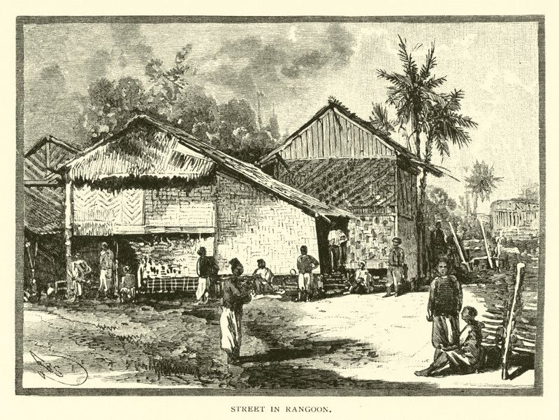 Rue à Rangoon - American School