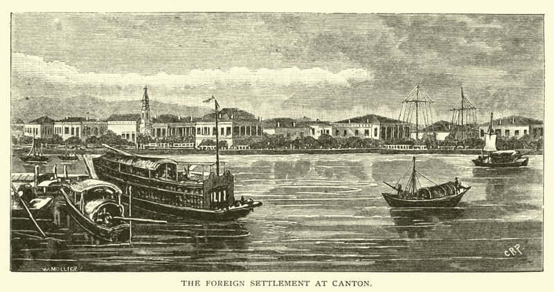 La concession étrangère à Canton - American School