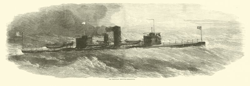 Le Monitor cuirassé Monadnock, décembre 1864 - American School