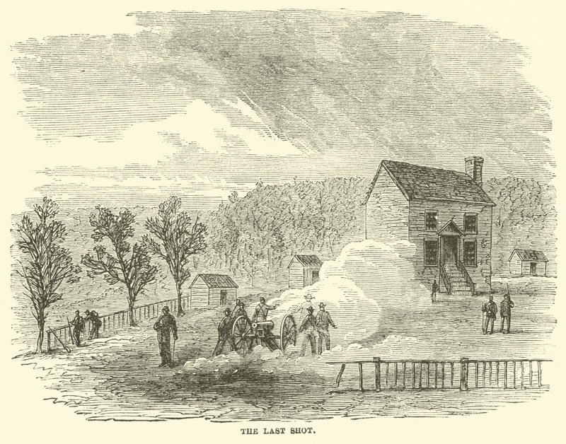 Le dernier coup de feu, avril 1865 - American School