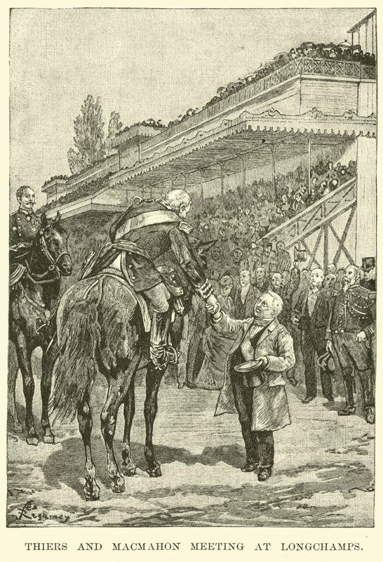 Rencontre de Thiers et Macmahon à Longchamps - American School