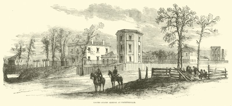 Arsenal des États-Unis à Fayetteville, mars 1865 - American School