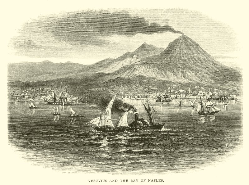 Vésuve et la baie de Naples - American School