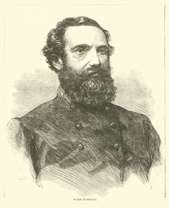 Wade Hampton, février 1865 - American School