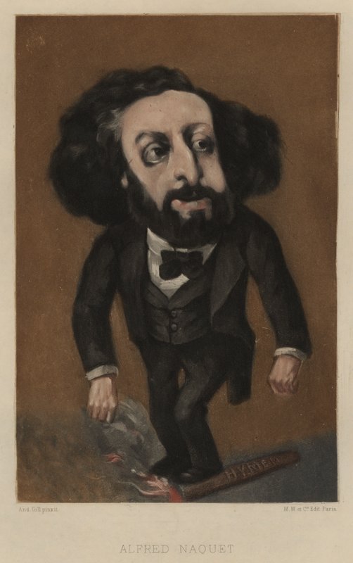 Alfred Naquet, chimiste et homme politique français - Andre Gill