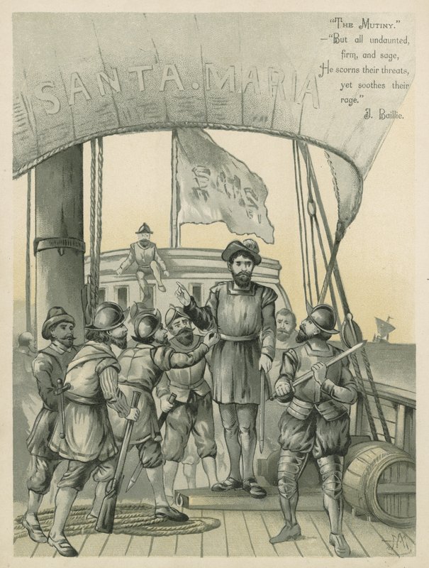 Mutinerie à bord du navire de Colomb, la Santa Maria - Andrew Melrose