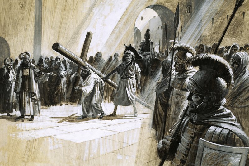 Le Christ portant la croix - Andrew Howat