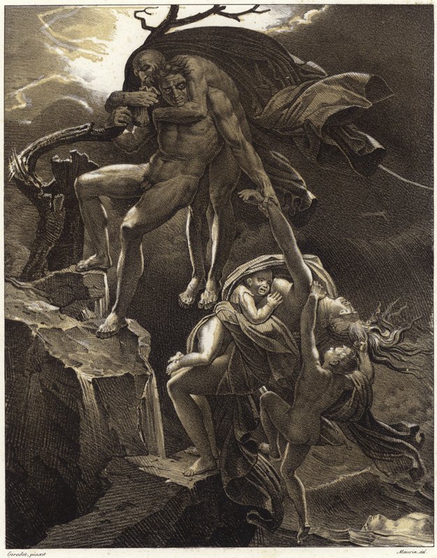 Scène du Déluge - Anne Louis Girodet de Roucy Trioson