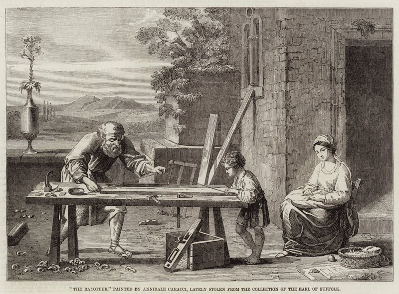 Le Raboteur - Annibale Carracci