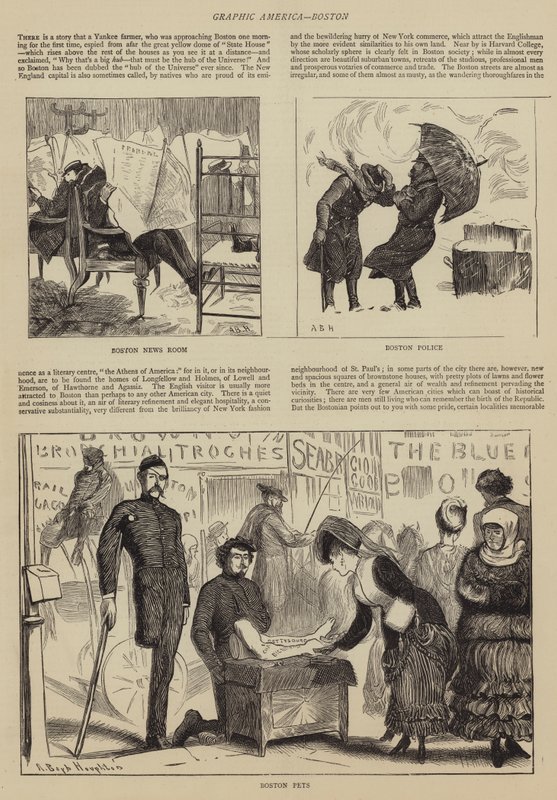 Graphic America, Boston - Arthur Boyd Houghton