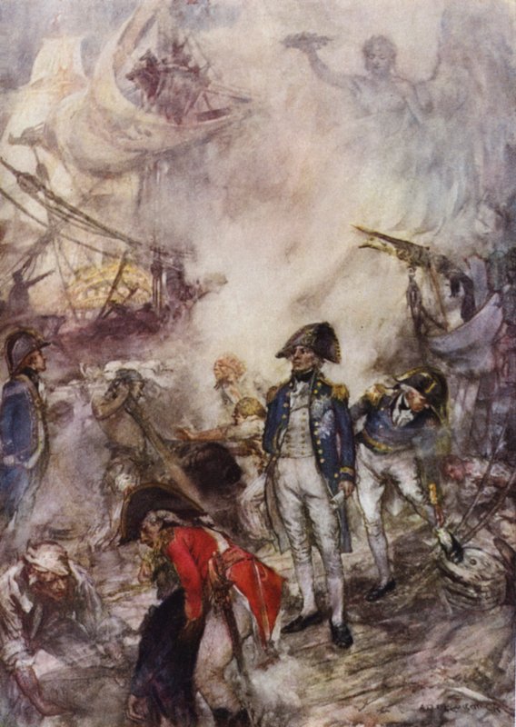 Nelson à Trafalgar - Arthur David McCormick