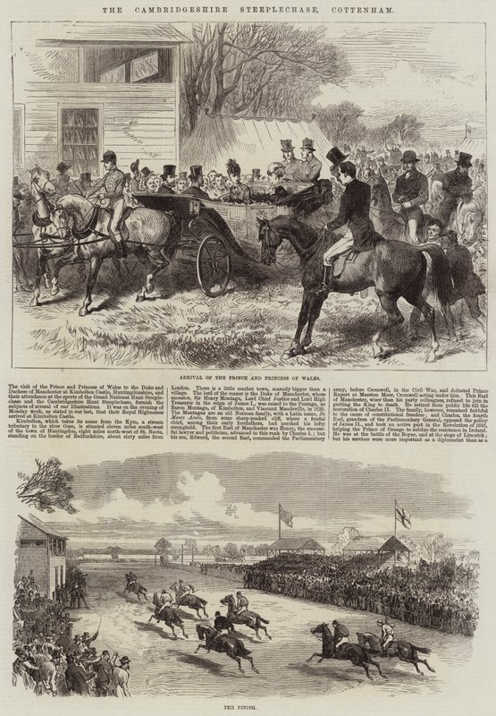 La course de steeple-chase du Cambridgeshire, Cottenham - Arthur Hopkins