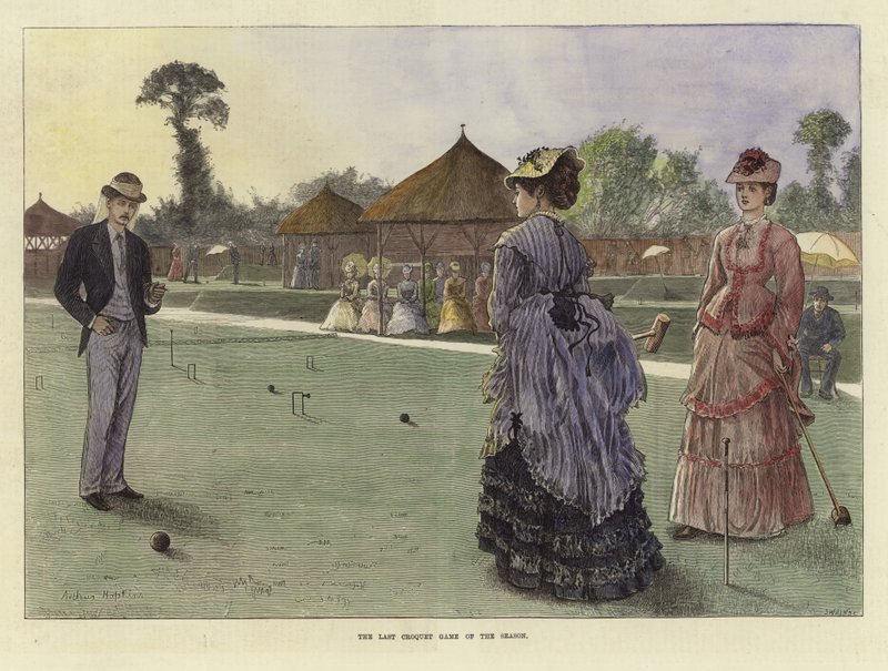 La dernière partie de croquet de la saison - Arthur Hopkins