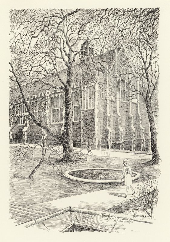 Fountain Court, Middle Temple - Arthur Moreland