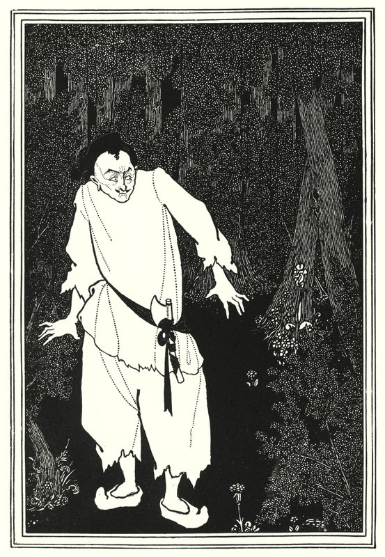 Ali Baba dans le bois - Aubrey Beardsley