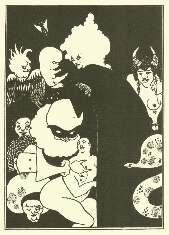 Les Créatures Étranges de Lucien (lithographie) - Aubrey (after) Beardsley