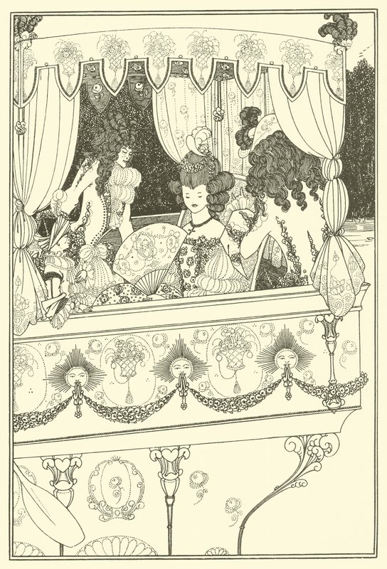 La barge (lithographie) - Aubrey (after) Beardsley