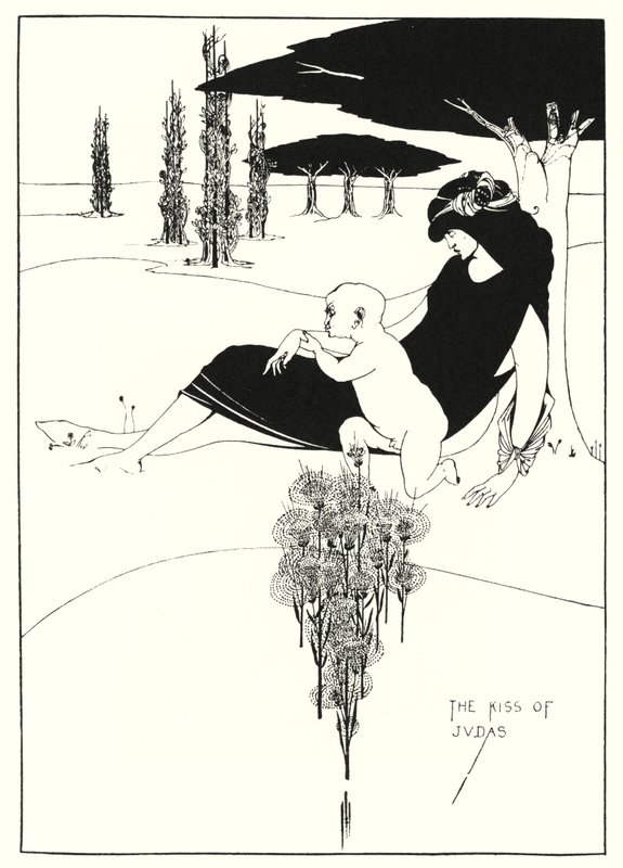 Le Baiser de Judas (gravure) - Aubrey (after) Beardsley