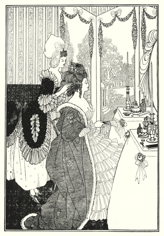 La toilette (gravure) - Aubrey (after) Beardsley