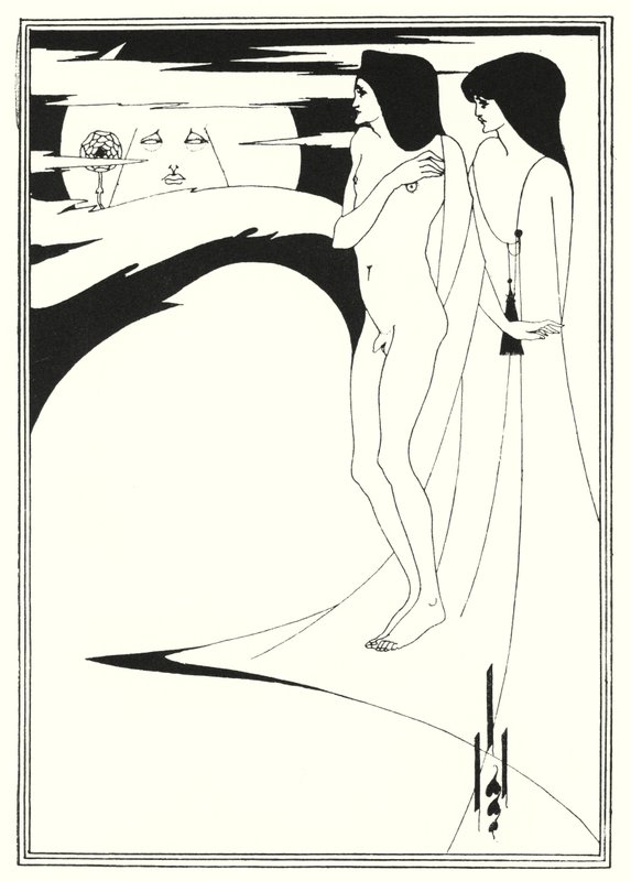La Femme dans la Lune (gravure) - Aubrey (after) Beardsley