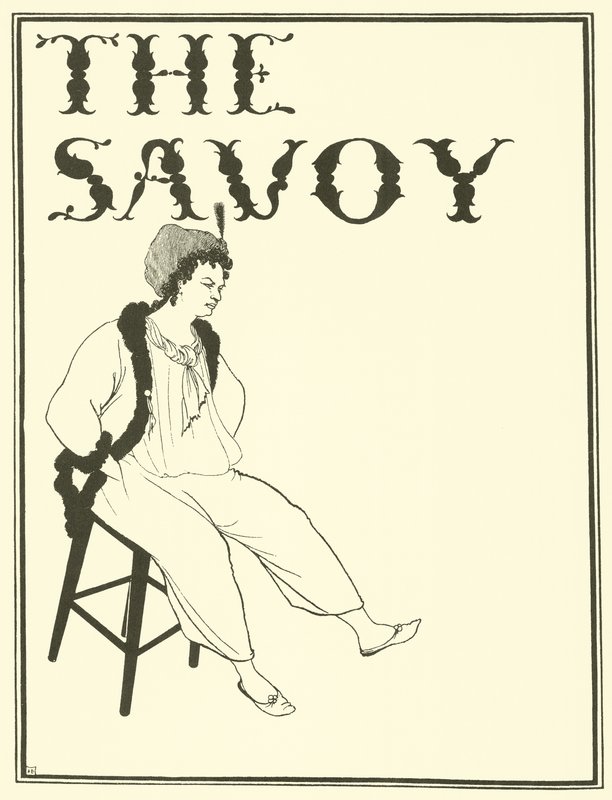 Conception de couverture, The Savoy - Aubrey Beardsley