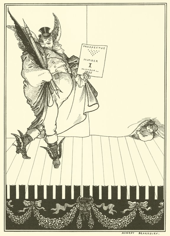 Conception de prospectus de The Savoy - Aubrey Beardsley