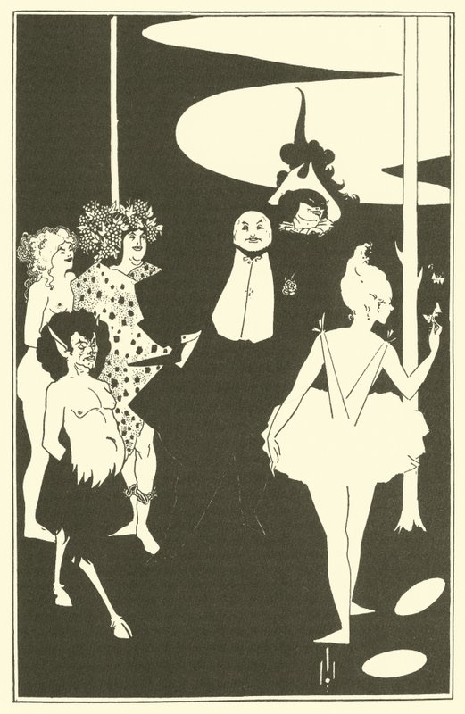 Frontispice, Pièces de John Davidson, 1893 - Aubrey Beardsley