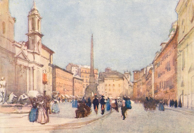Rome : Piazza Navona - Aubrey Waterfield