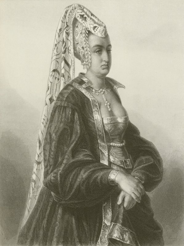 Reine Isabeau (gravure) - August Friedrich Pecht