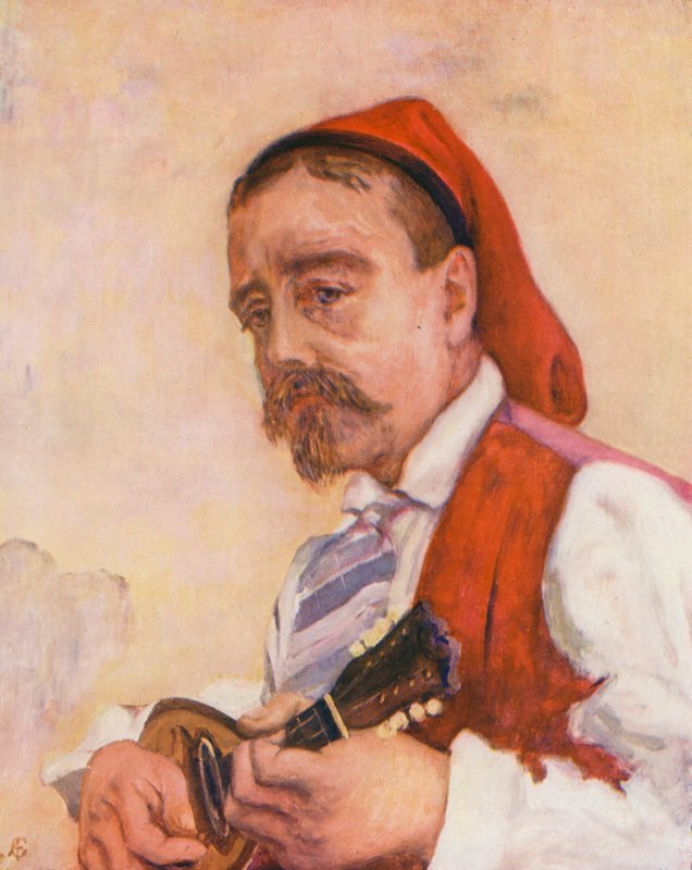 Chanteur dans la tarentelle - Augustine Fitzgerald