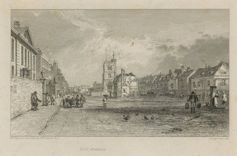Vue générale de Bow - Augustus Wall Callcott