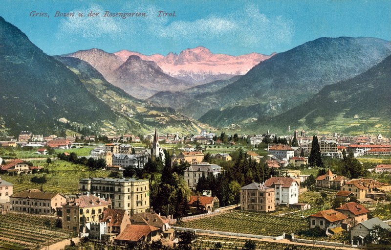 Gries, Bozen et le Rosengarten, Tyrol - Austrian Photographer