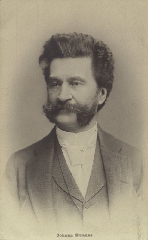 Portrait de Johann Strauss II - Austrian Photographer