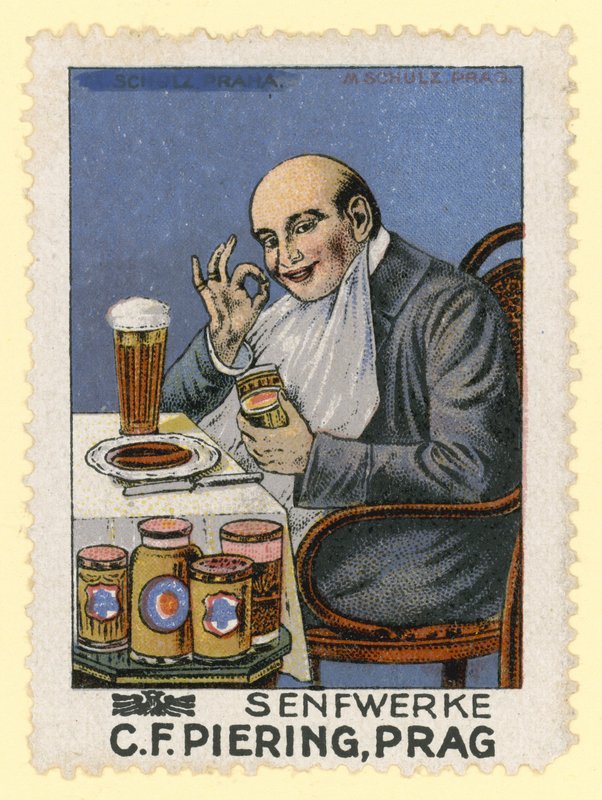 C F Piering moutarde, Prague - Austrian School