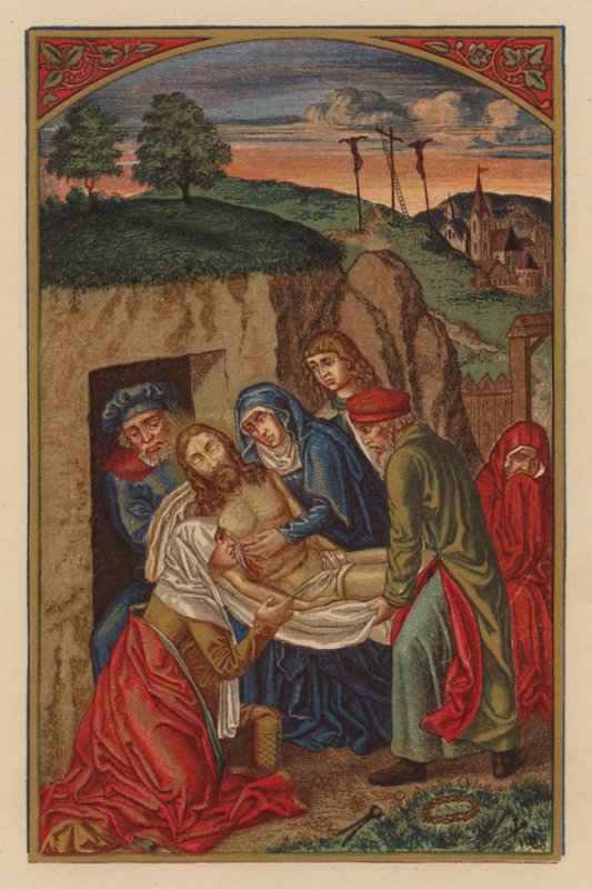 Depositio Domini (chromolithographie) - Austrian School
