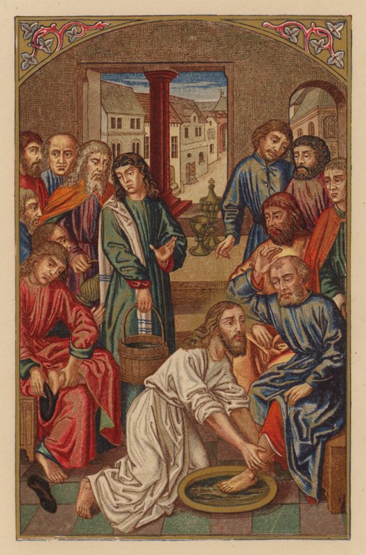 Jésus lave les pieds des disciples - Austrian School