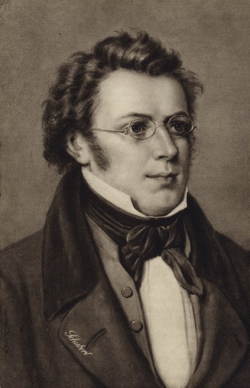 Portrait de Franz Schubert - Austrian School