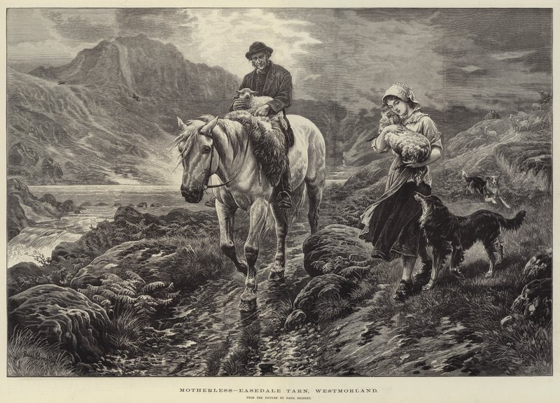 Sans mère, Easedale Tarn, Westmorland - Basil Bradley