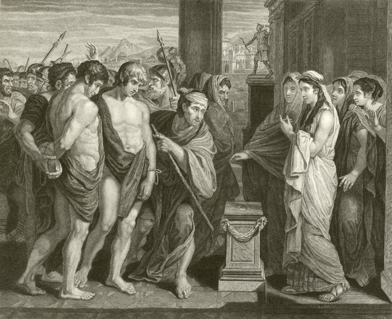 Pylade et Oreste - Benjamin West