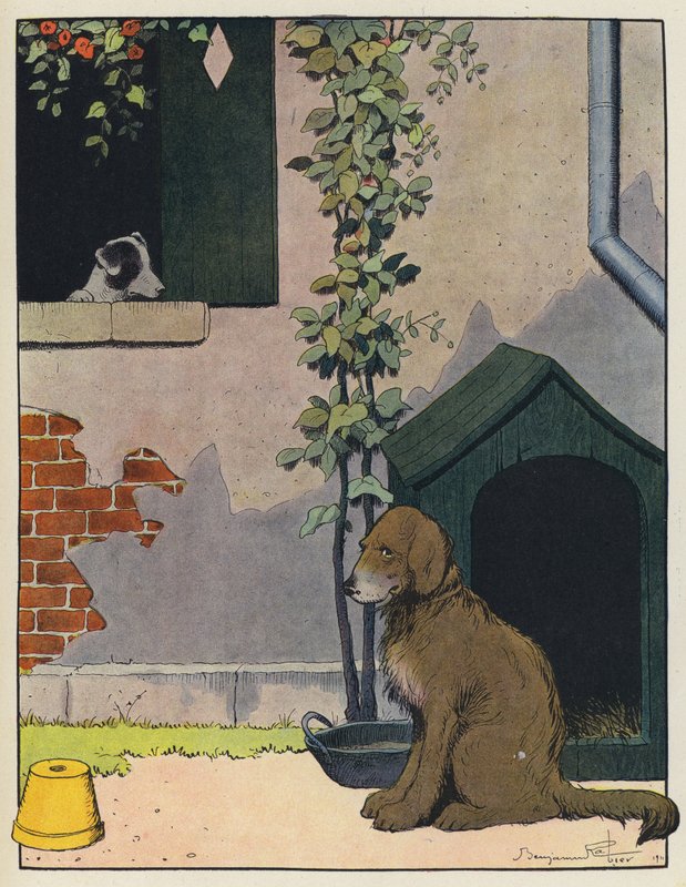 Deux chiens - Benjamin Rabier