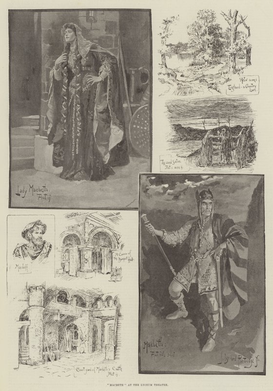 Macbeth au Théâtre Lyceum - Bernard Partridge