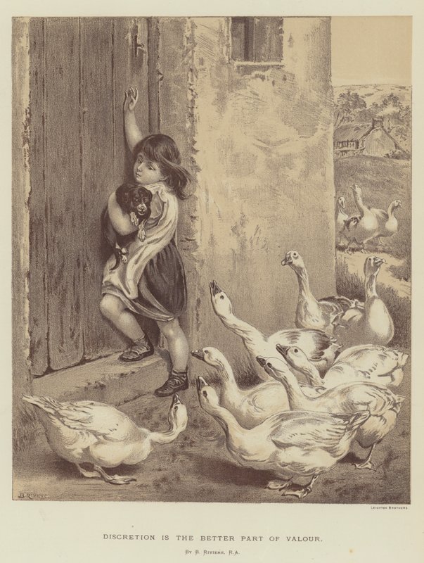 La discrétion est la meilleure part de la vaillance - Briton Riviere