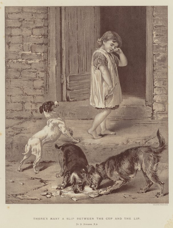 Il y a loin de la coupe aux lèvres - Briton Riviere