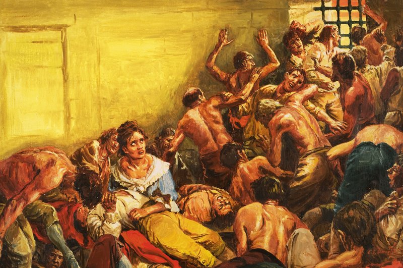 Donjon, peut-être le trou noir de Calcutta - C.L. Doughty