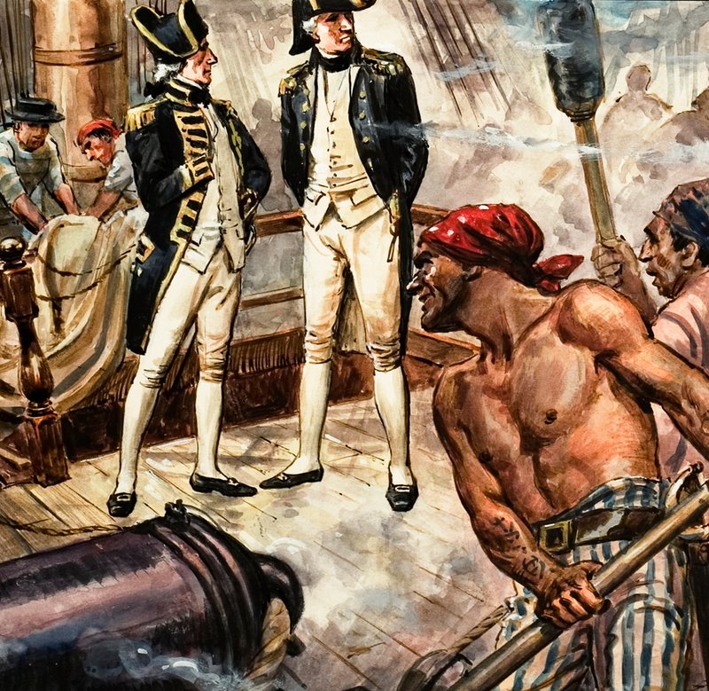 Nelson à la bataille de Trafalgar - C.L. Doughty